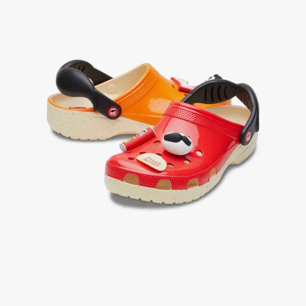Dép Crocs Classic Clog x Pringles ‘Red Orange’ 209642-6AD - Ảnh 5