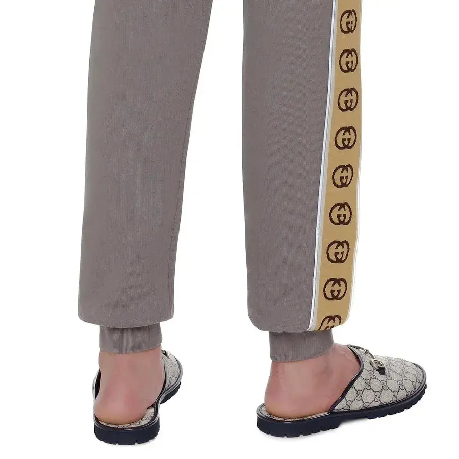 Dép Gucci GG Slipper Horsebit ‘Beige Blue’ 694249-96G60-4073 - Ảnh 4