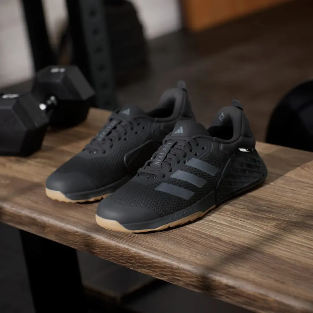 Giày Adidas Dropset 3 Strength ‘Black Grey Gum’ ID8632 - Ảnh 4