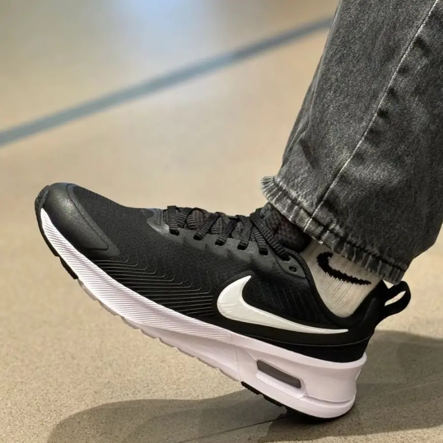 Alternative view of Giày Nike Air Max Nuaxis ‘Black White Volt’ FD4329-005