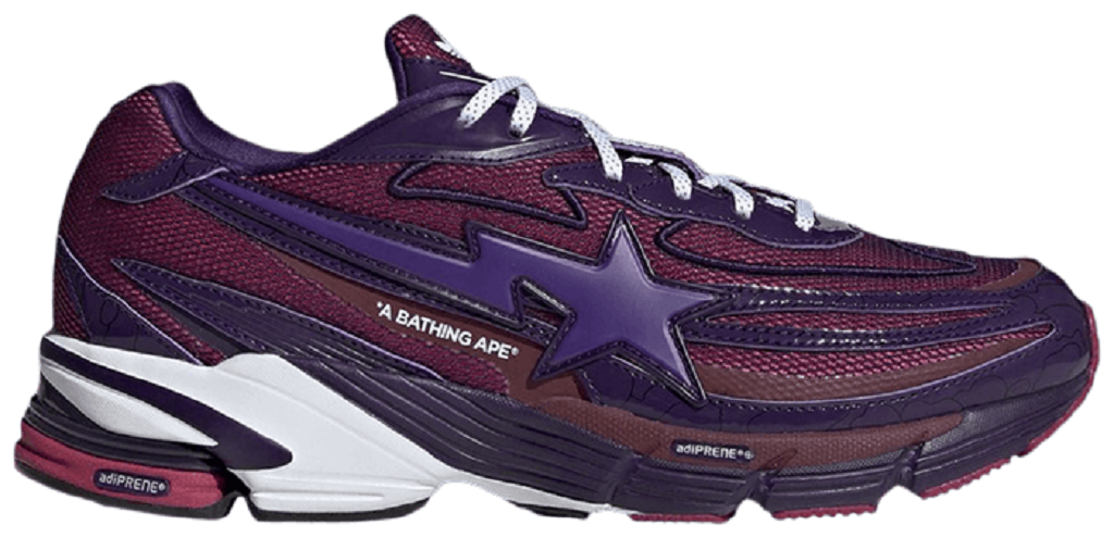 Giày Adidas Bape x Orketro ‘Dark Purple’ JH6362