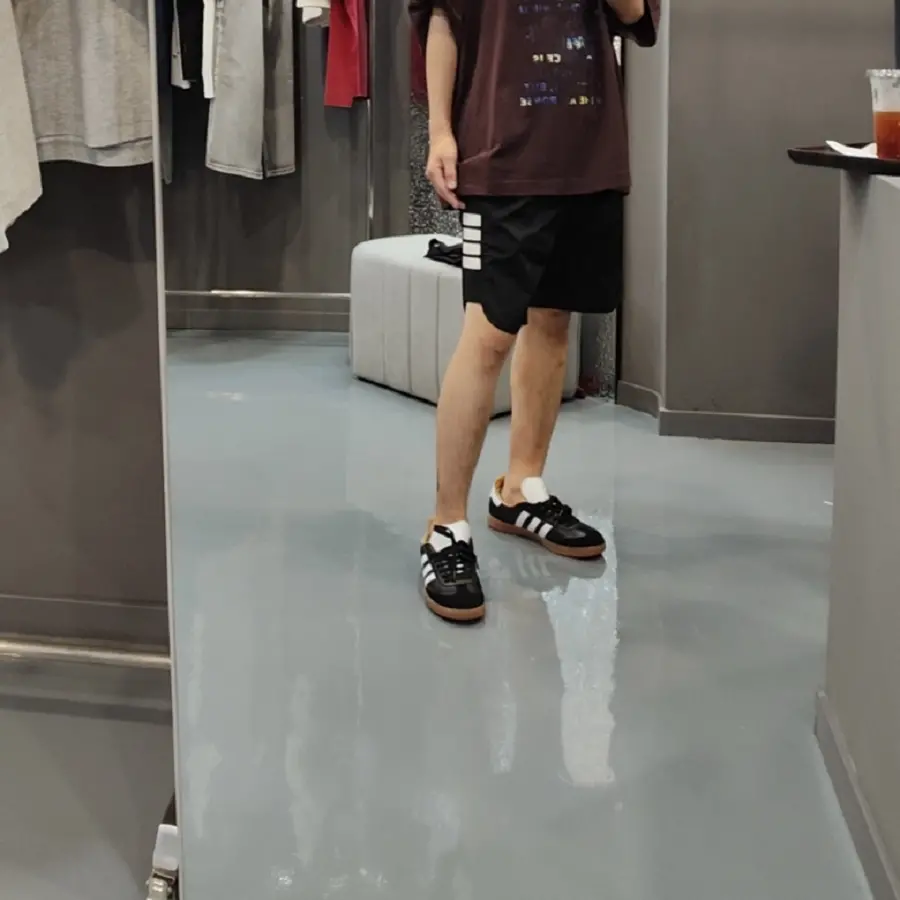 Alternative view of Giày Adidas Samba x JJJJound OG ‘Black’ ID8707