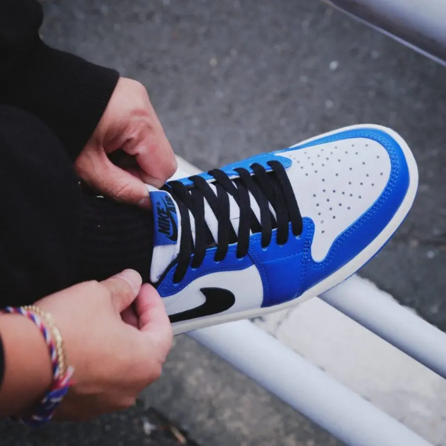 Giày Nike Air Jordan 1 Retro Low OG GS ‘Game Royal’ CZ0858-140 - Ảnh 3