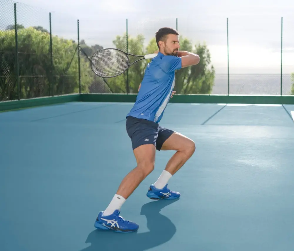 Giày Asics Court FF 3 Novak ‘Tuna Blue’ 1041A522-965 - Ảnh 4