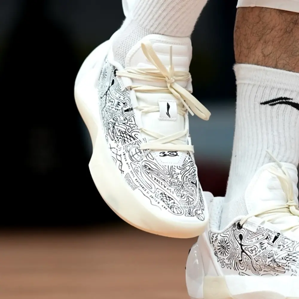 Giày Li-Ning Way of Wade All City 12 Encore “White/Black” ABAU051-4 - Ảnh 3