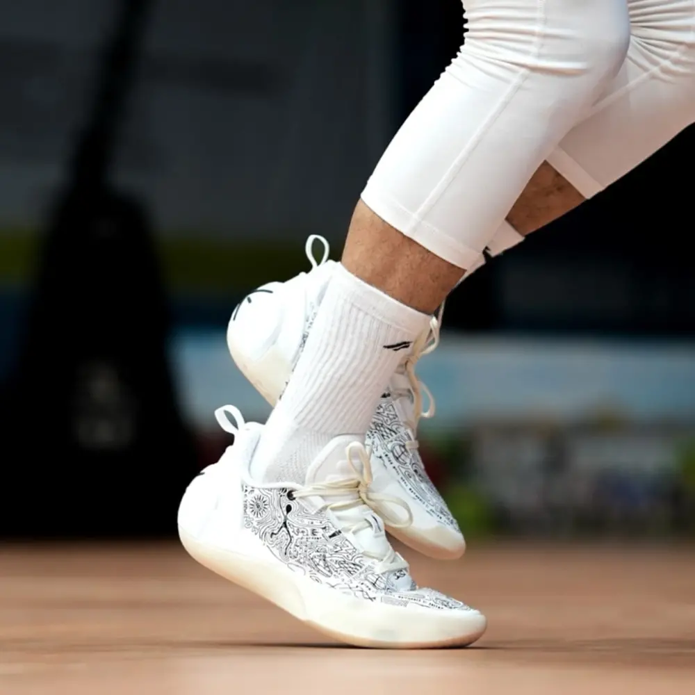 Giày Li-Ning Way of Wade All City 12 Encore “White/Black” ABAU051-4 - Ảnh 6