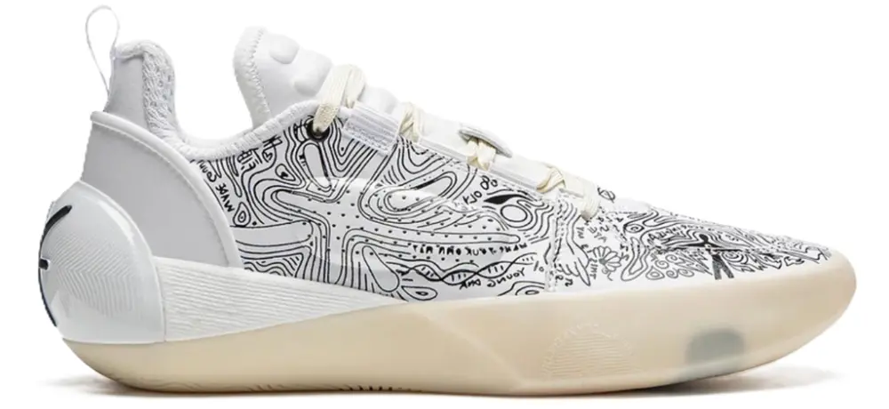 Giày Li-Ning Way of Wade All City 12 Encore “White/Black” ABAU051-4