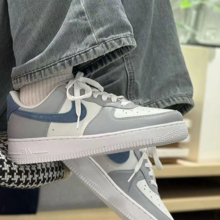 Giày Nike Air Force 1 ’07 LV8 ‘Grey Blue’ HV1795-141 - Ảnh 2