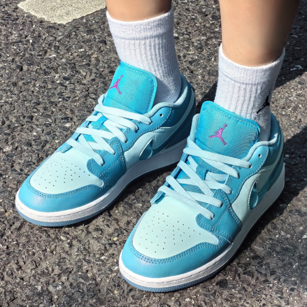 Giày Nike Air Jordan 1 Low ‘Aquarius Blue’ FN7366-400 - Ảnh 5