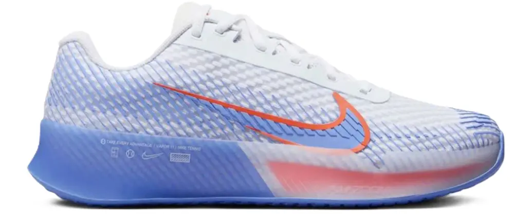 Giày Nike Court Air Zoom Vapor 11 'White Light Wild Mango Royal Pulse'  DR6965-106