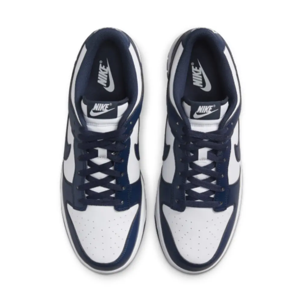 Giày Nike Dunk Low 'White Midnight Navy' HF5441-107 - Ảnh 4