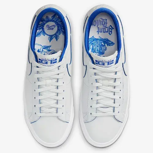 Giày Nike Grant Taylor x Zoom Blazer Pro ‘Fine China’ FZ1300-100 - Ảnh 3