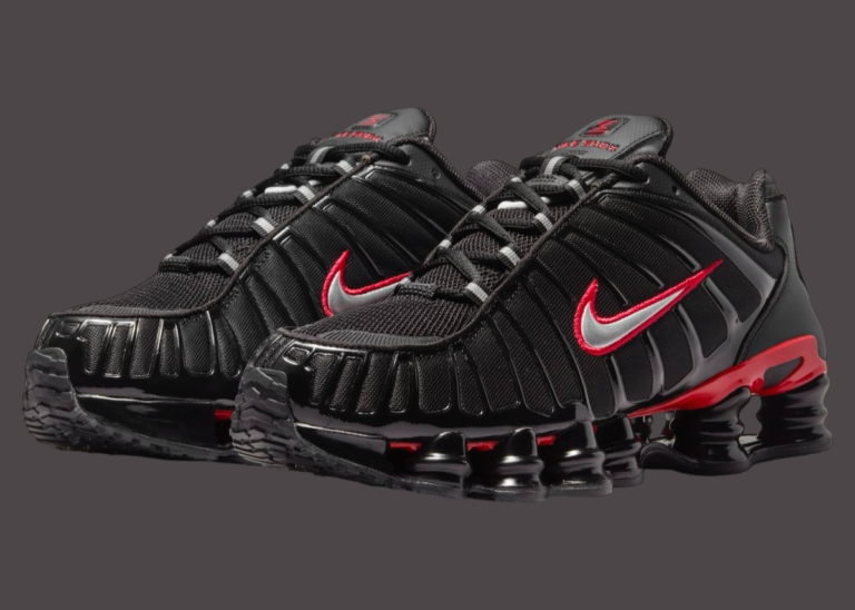 Giày Nike Shox TL ‘Black University Red’ CN0151-003 - Ảnh 4