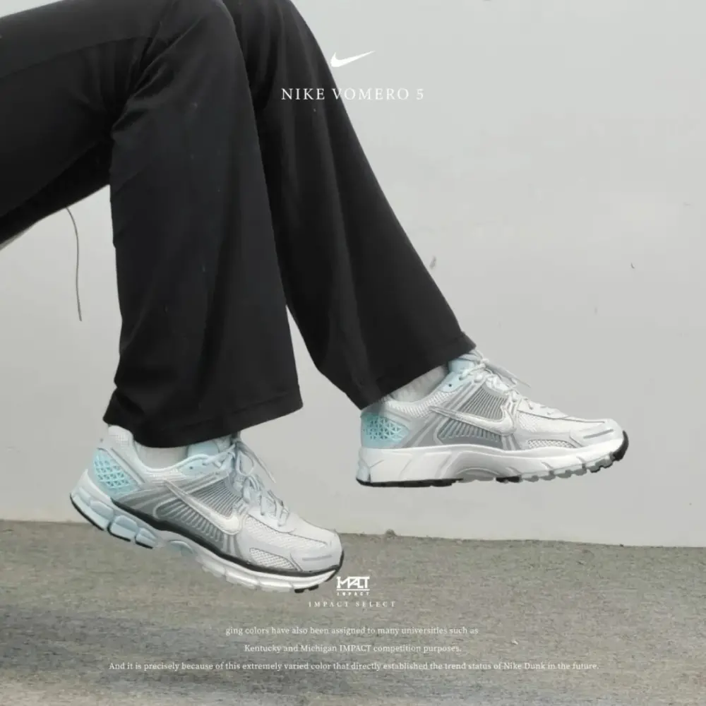 Giày Nike Vomero 5 ‘Pure Platinum Glacier Blue’ HQ3255-043 - Ảnh 9