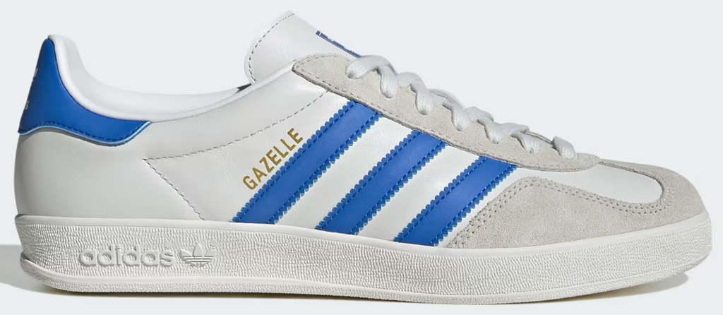 Giày Adidas Gazelle Indoor ‘Crystal White Blue Grey’ JH5408