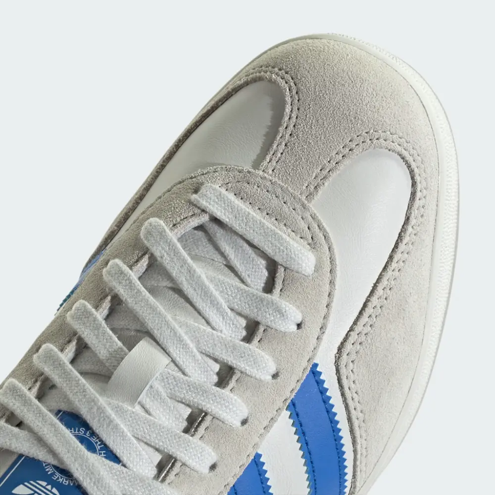 Giày Adidas Gazelle Indoor ‘Crystal White Blue Grey’ JH5408 - Ảnh 3