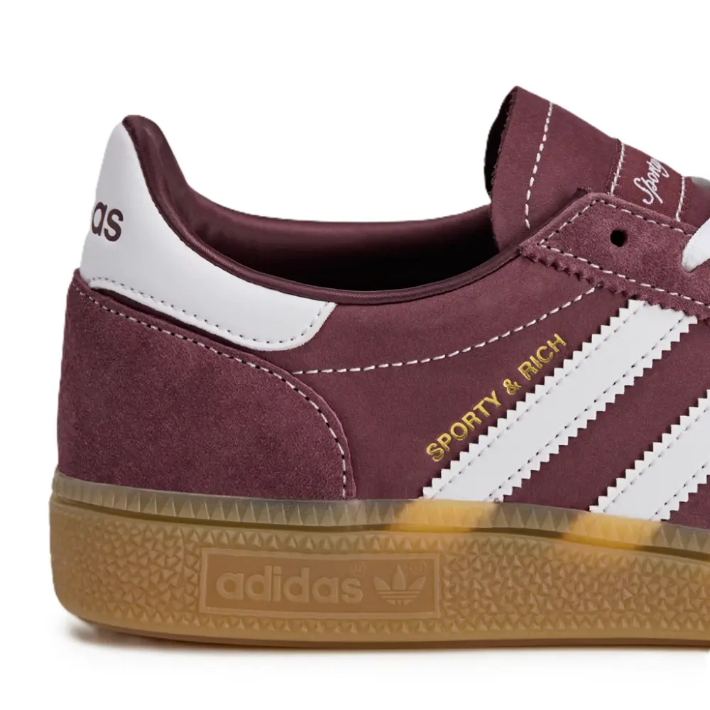 Giày Adidas Handball Spezial x Sporty & Rich ‘Shadow Red’ JP7068 - Ảnh 3