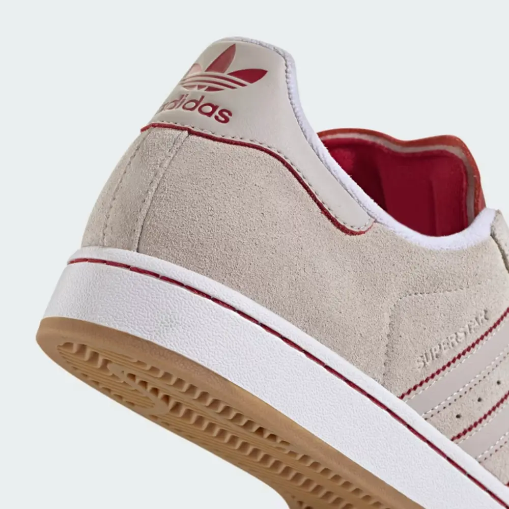 Alternative view of Giày Adidas Superstar II ‘Crystal White Team Victory Red’ JI0133