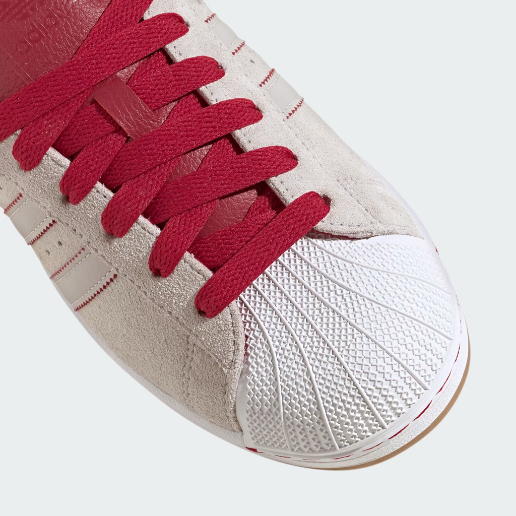 Giày Adidas Superstar II ‘Crystal White Team Victory Red’ JI0133 - Ảnh 3