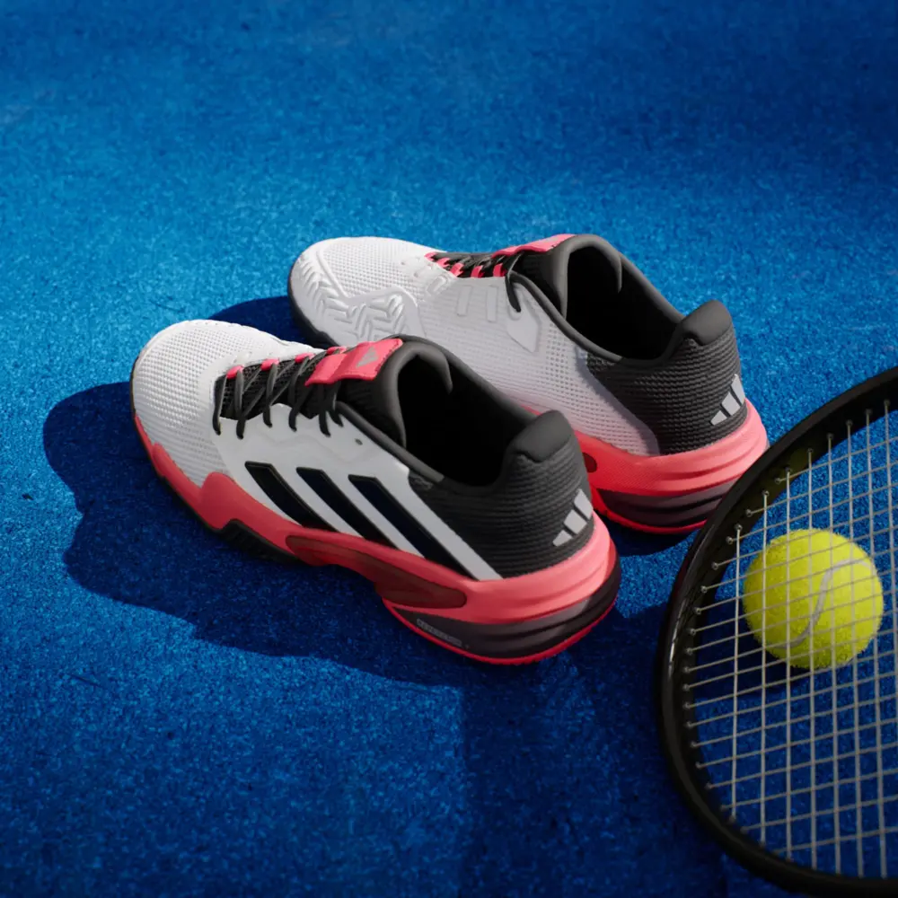 Giày Adidas Barricade 13 ‘White Black Lucid Red’ IH2558 - Ảnh 4