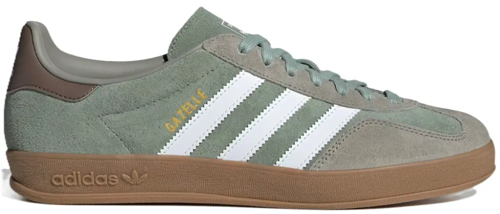 Giày Adidas Gazelle Indoor ‘Silver Pebble Silver Green’ JI3526