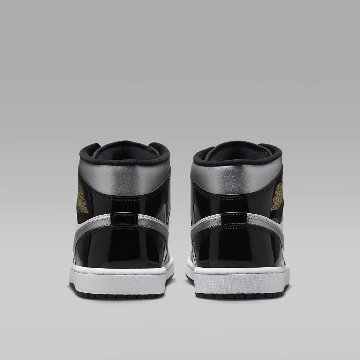 Giày Nike Air Jordan 1 Mid SE ‘Metallic Silver’ HV0789-010 - Ảnh 5