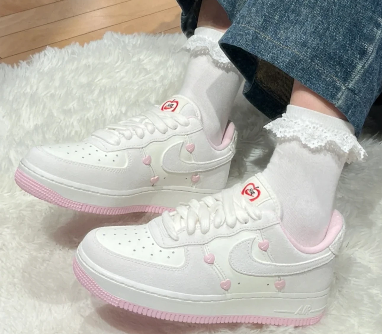 Giày Nike Air Force 1 ’07 LX Wmns ‘Valentine’s Day’ HV5992-111 - Ảnh 3
