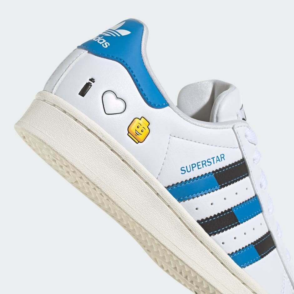 Giày Adidas Superstar x LEGO ‘White Blue’ IF2909 - Ảnh 3