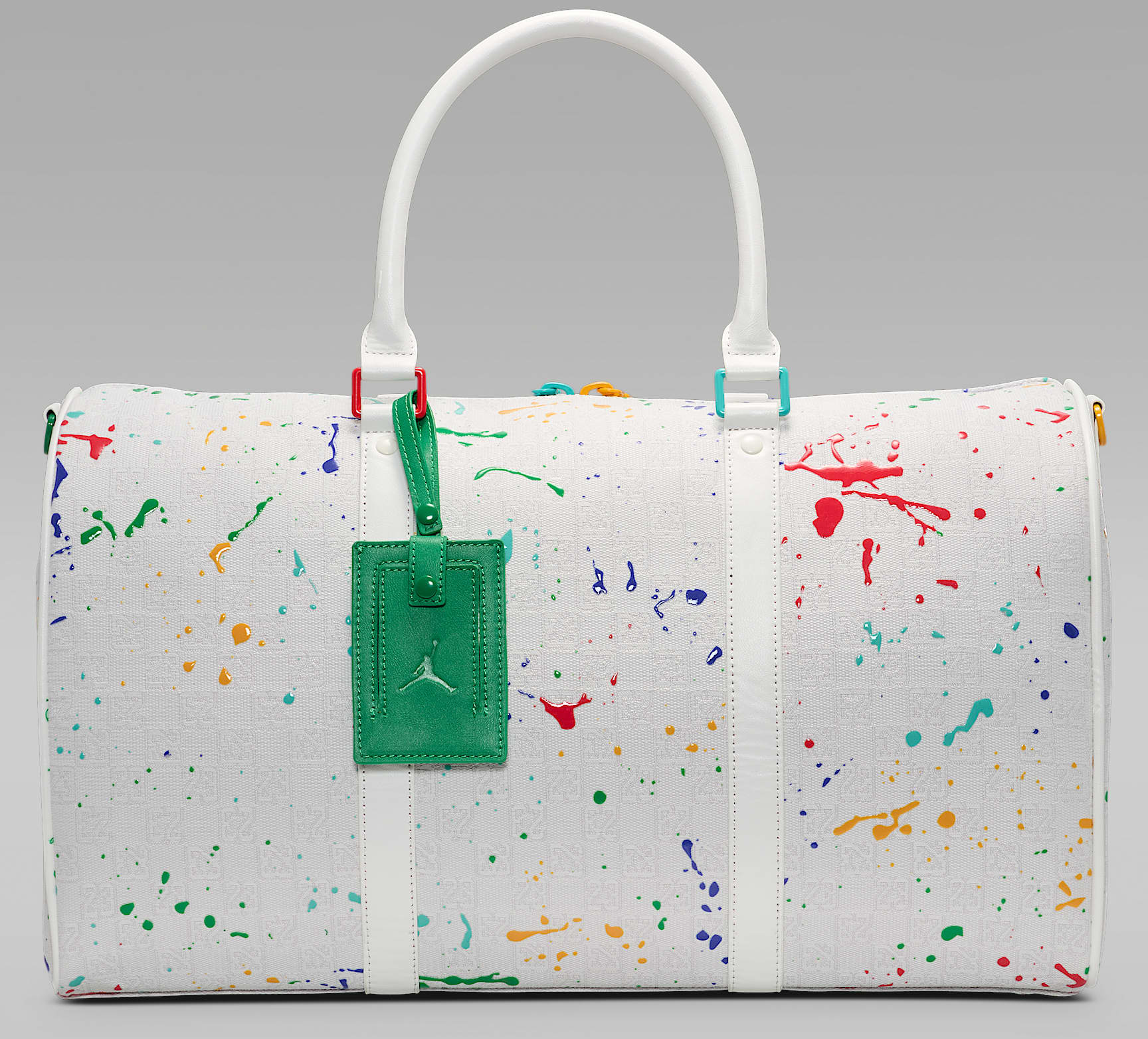 Túi Nike Jordan Monogram Duffle Duffle Bag ‘White’ FJ6787-133 - Ảnh 3