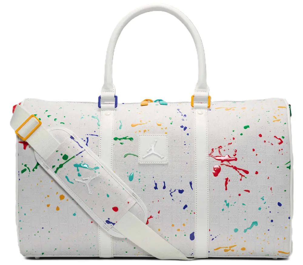 Túi Nike Jordan Monogram Duffle Duffle Bag ‘White’ FJ6787-133