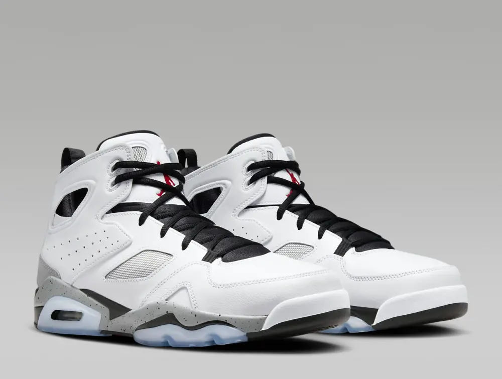 Giày Nike Air Jordan Flight Club 91 ‘White Cement’ 555475-102 - Ảnh 4