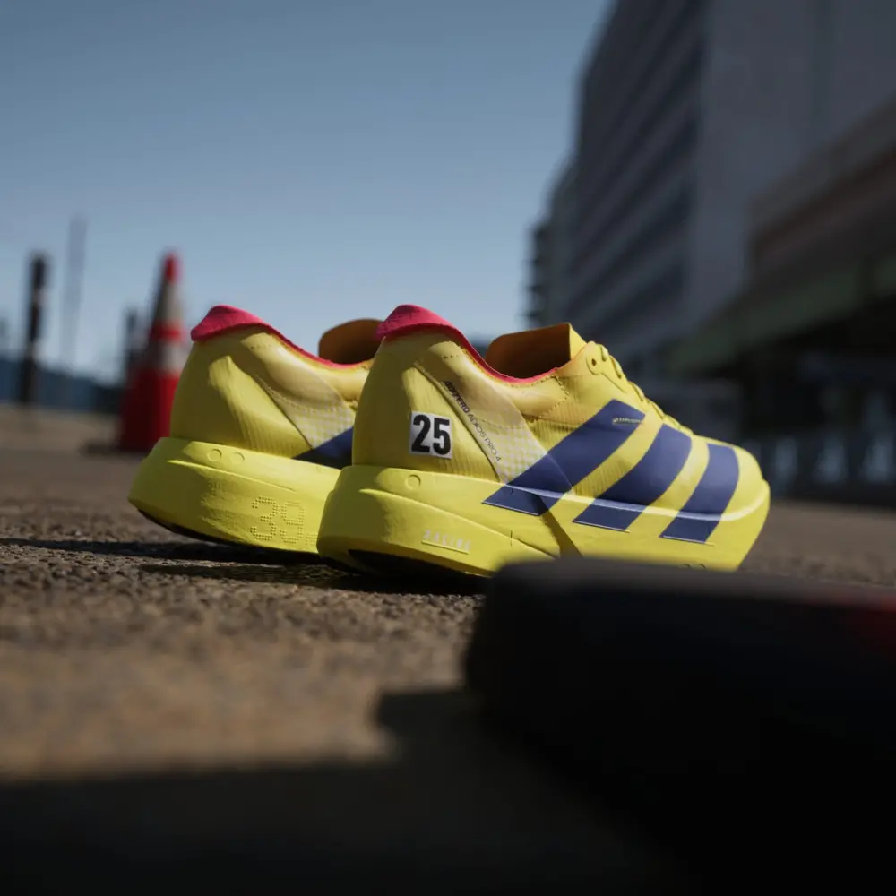 Giày Adidas Adizero Adios Pro 4 ‘Yellow Navy’ JR6373 - Ảnh 4