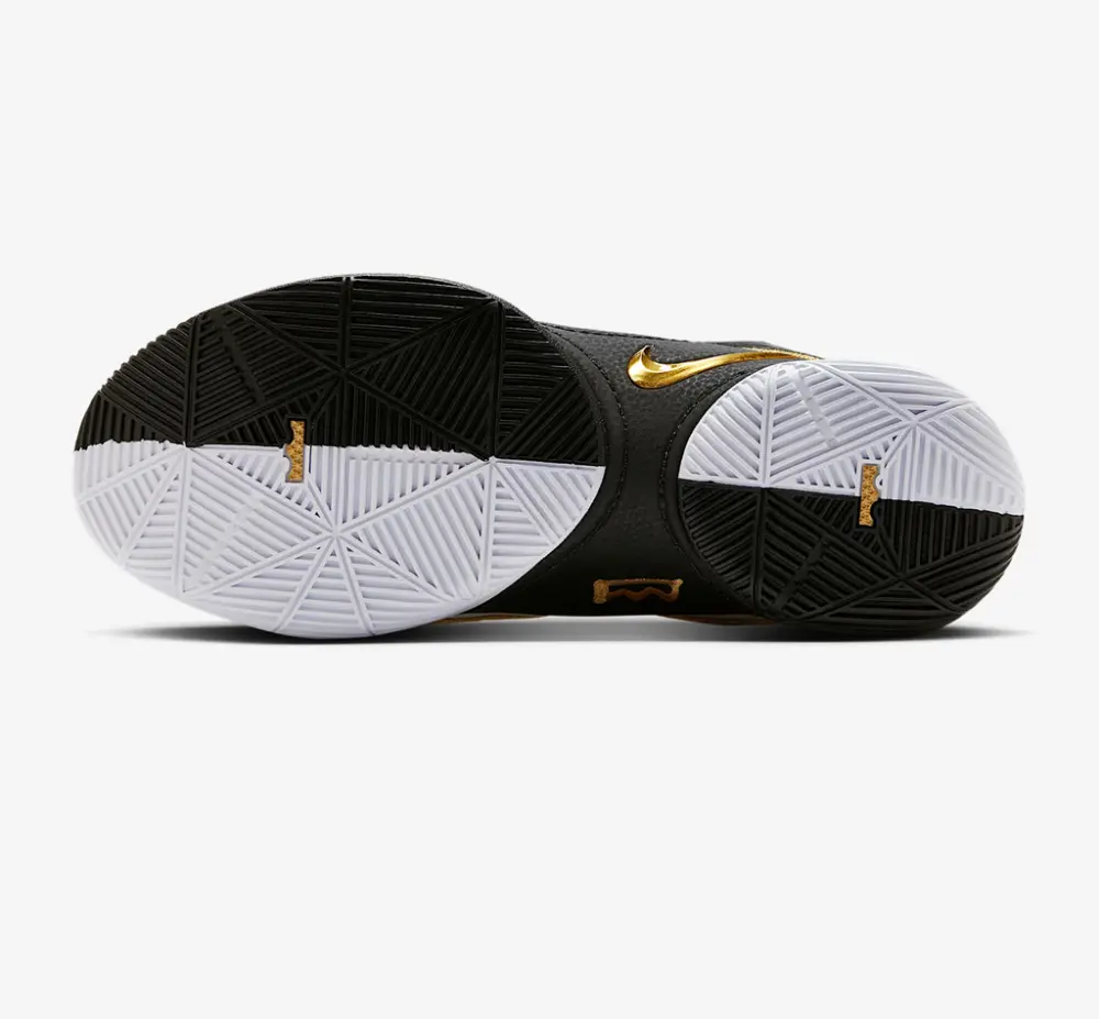 Giày Nike LeBron 22 ‘White Metallic Gold Black’ HV8453-100 - Ảnh 6
