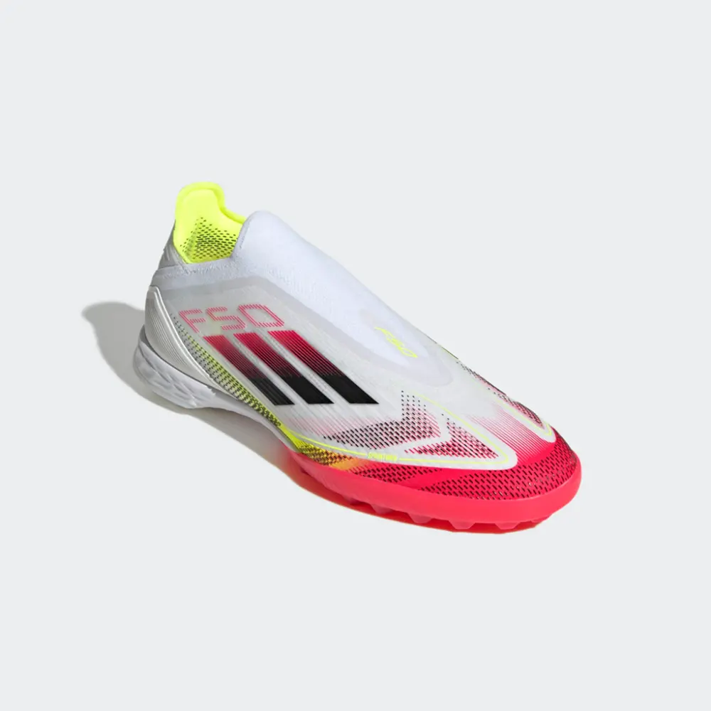 Alternative view of Giày Adidas F50 Pro Laceless TF ‘White Red’ JP7204