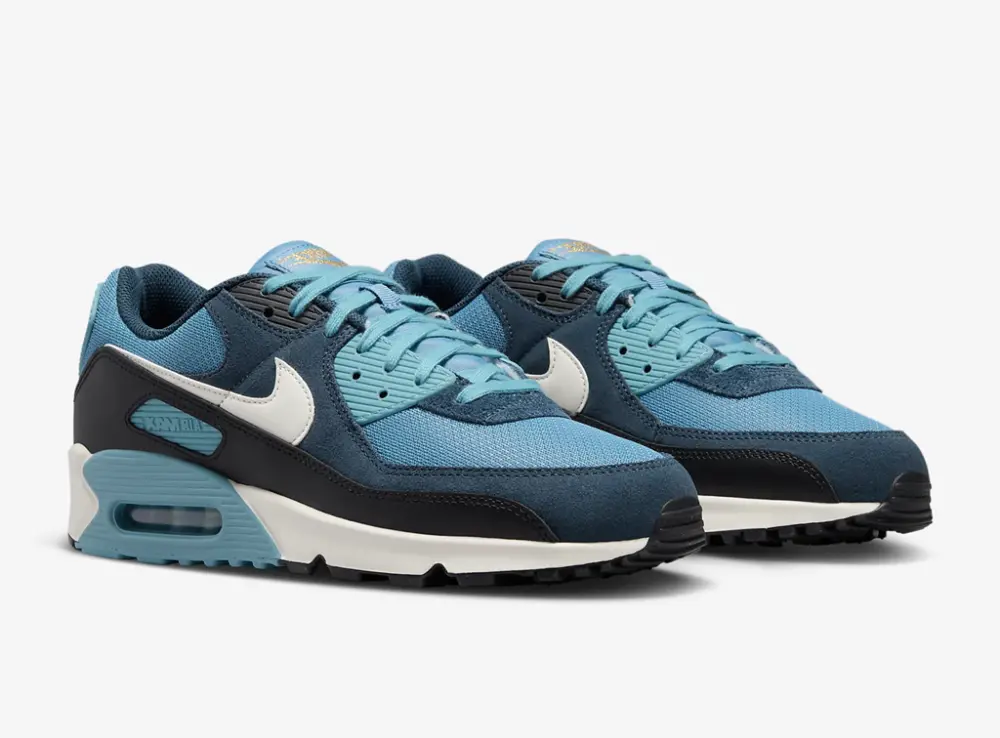 Giày Nike Air Max 90 Premium ‘Armory Navy’ FZ9895-400 - Ảnh 5