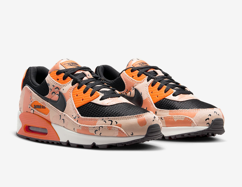 Giày Nike Air Max 90 Camo Pack ‘Bio Beige Orange’ IF1721-201 - Ảnh 3