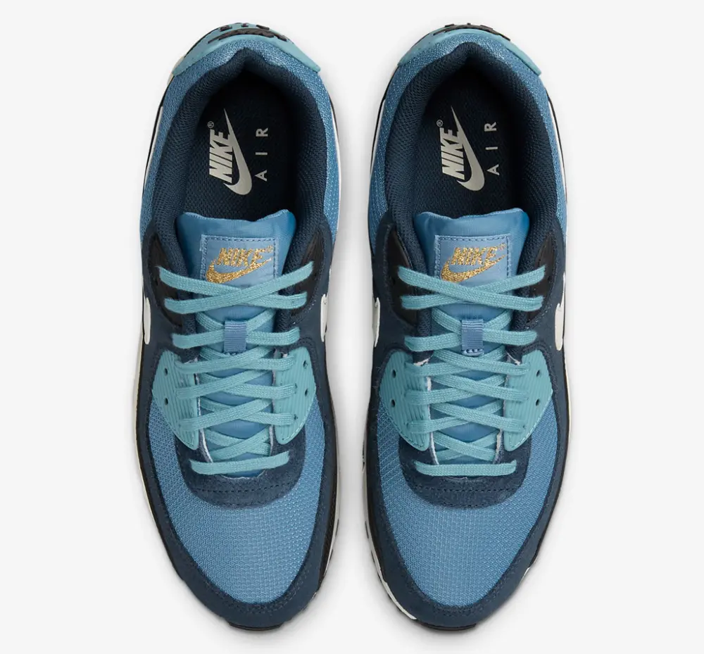 Giày Nike Air Max 90 Premium ‘Armory Navy’ FZ9895-400 - Ảnh 4