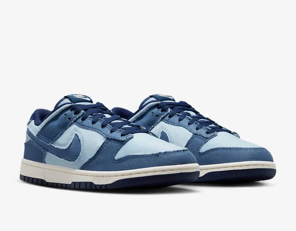 Giày Nike Dunk Low ‘Light Armory Blue Denim’ HF3141-400 - Ảnh 3