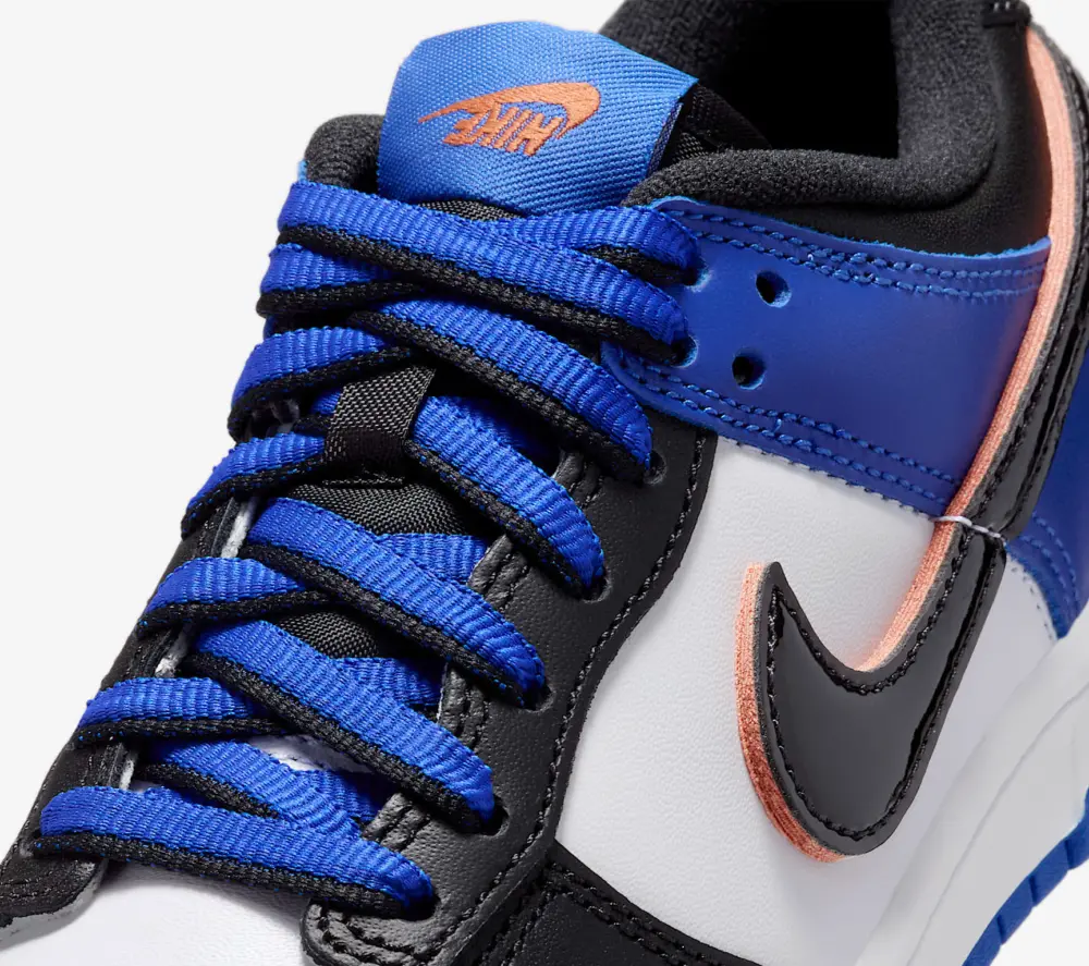 Alternative view of Giày Nike Dunk Low SE GS ‘White Racer Blue’ HF0970-100