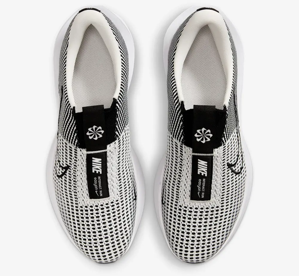 Alternative view of Giày Nike Interact Run EasyOn ‘Phantom White Black’ FV5590-002