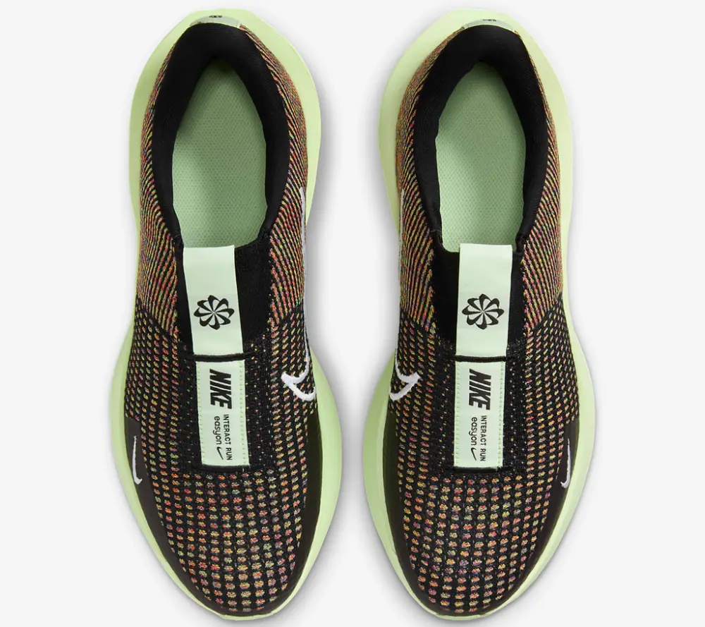 Alternative view of Giày Nike Interact Run EasyOn SE ‘Black Barely’ HQ2699-001