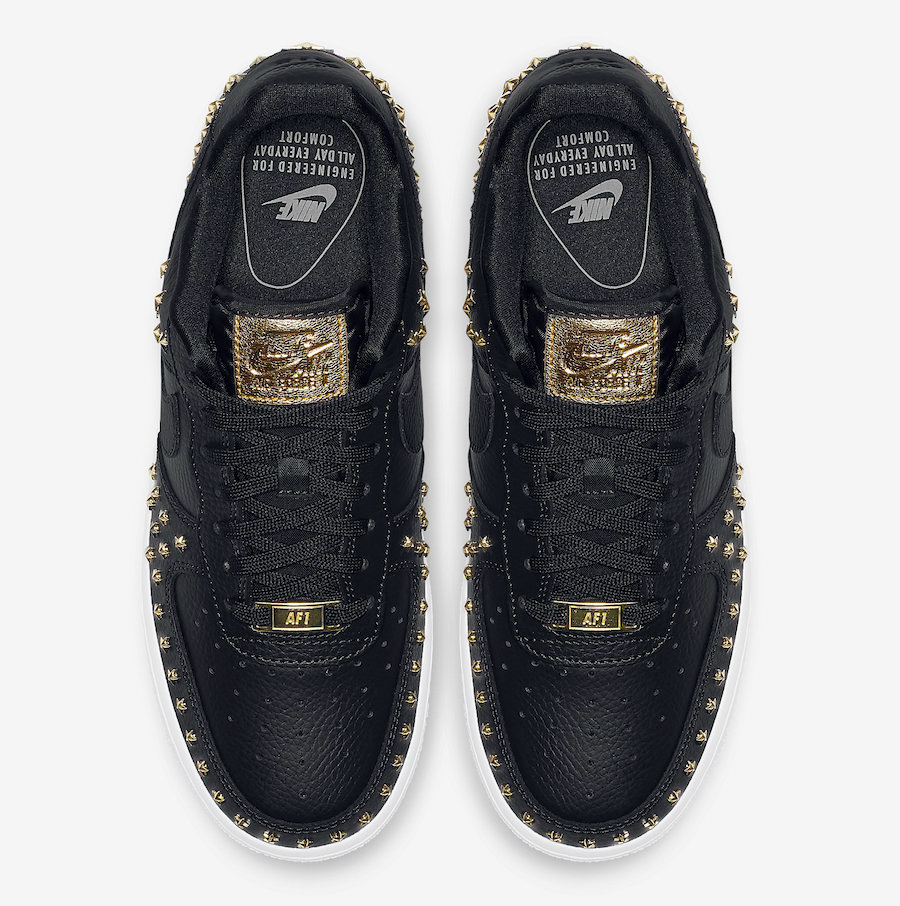 Giày Nike Air Force 1 Low ’07 XX ‘Oil Grey Studded’ AR0639-001 - Ảnh 4