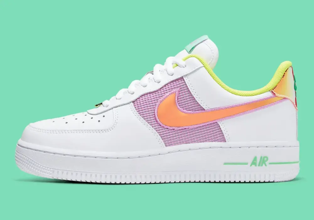 Alternative view of Giày Nike Air Force 1 Low 'White Multi Pastel' CW5592-100