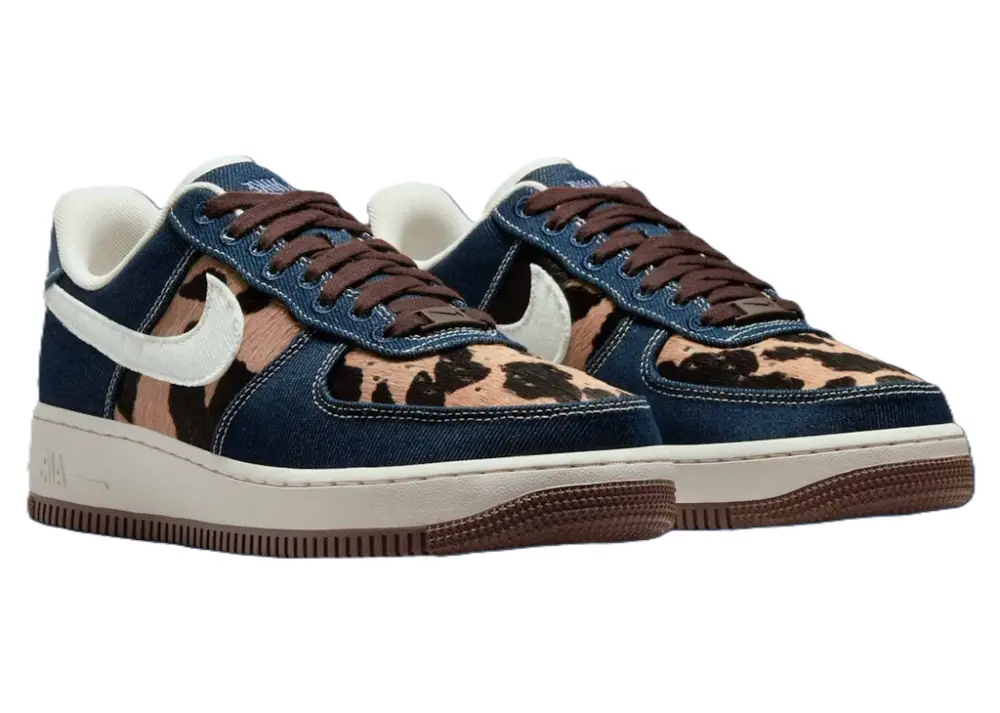 Alternative view of Giày Nike Air Force 1 Low ‘Cheetah Blue Denim’ IB3674-400