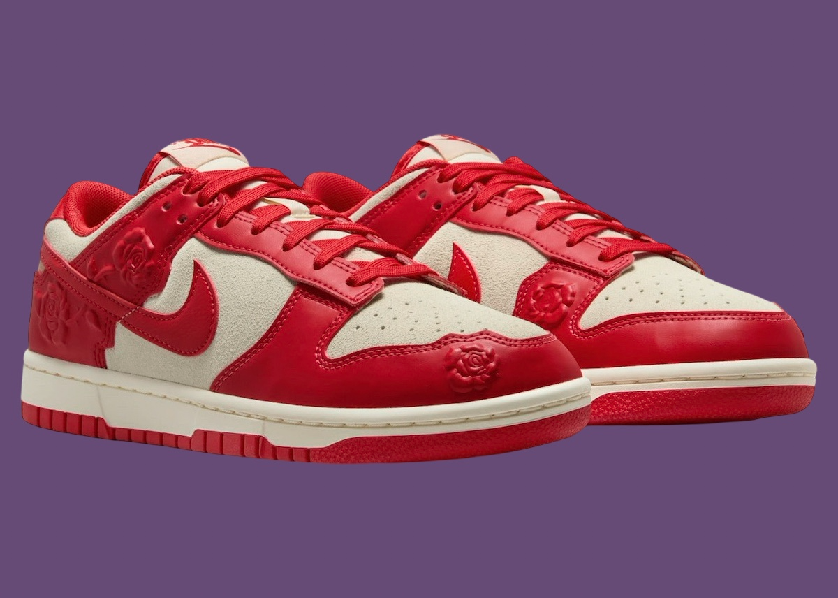 Giày Nike Dunk Low ‘Red Roses’ HF1986-100 - Ảnh 5