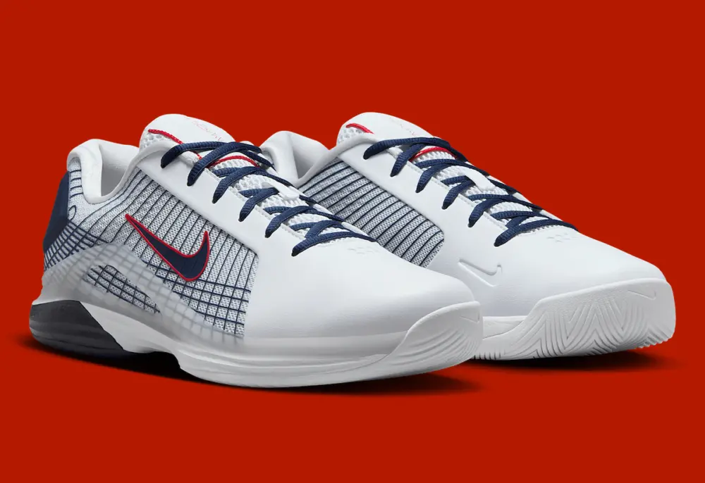 Giày Nike Court Air Zoom Vapor 12 Hypersmash HC ‘USA Hyperdunk’ HJ0549-100 - Ảnh 5