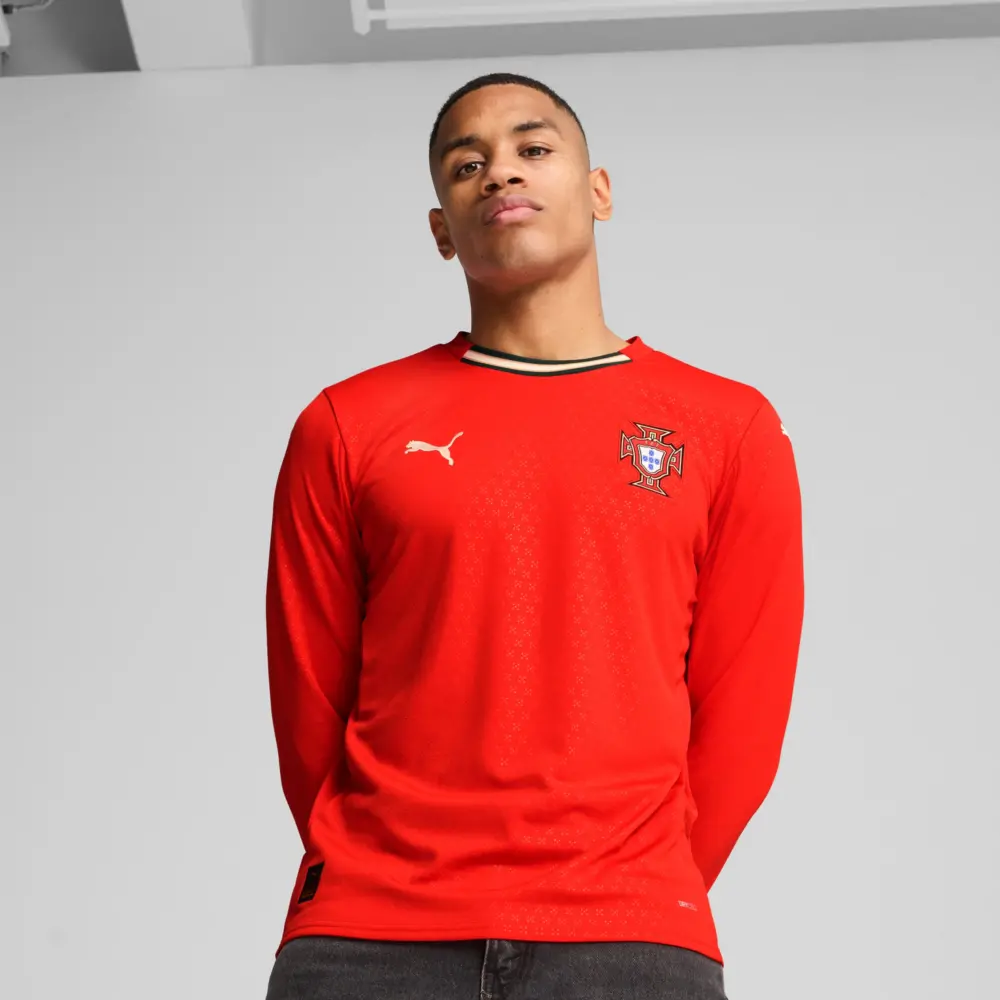 Alternative view of Áo Puma Portugal 2025 Long-Sleeved Home Jersey ‘Red’ 779191-01