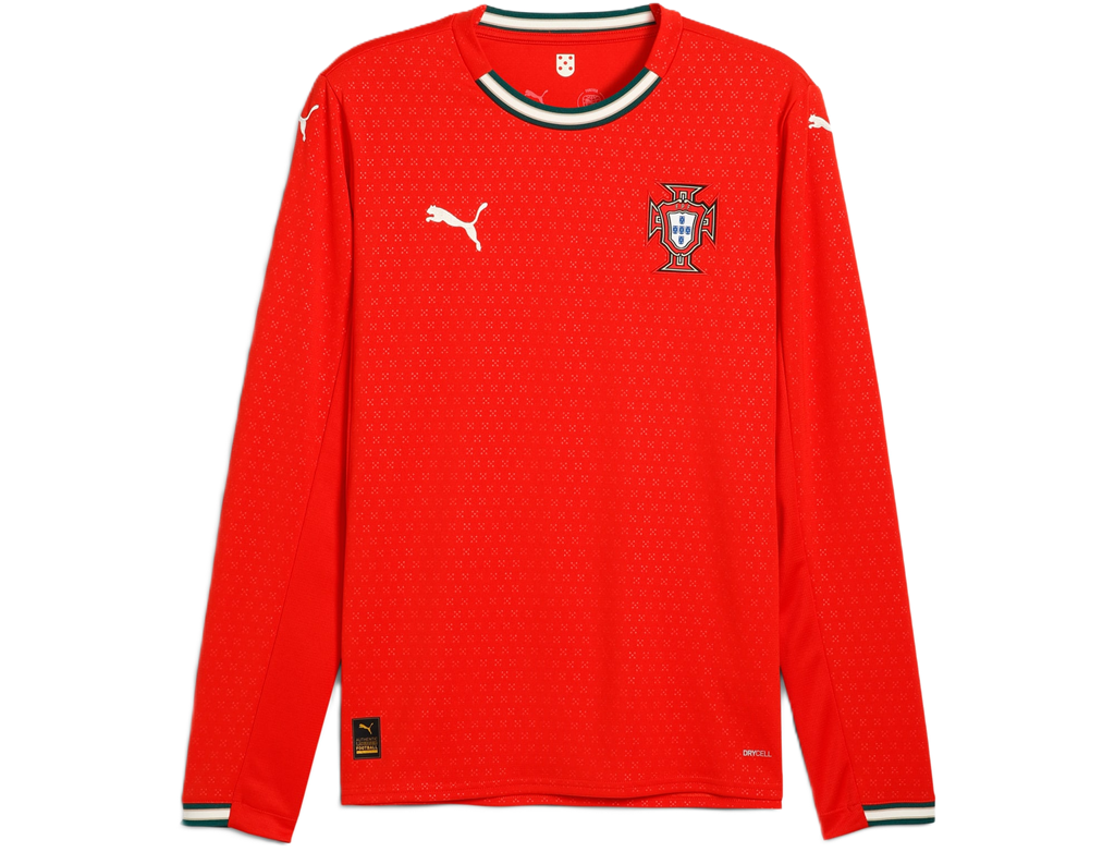Áo Puma Portugal 2025 Long-Sleeved Home Jersey ‘Red’ 779191-01