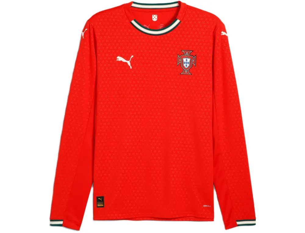 Áo Puma Portugal 2025 Long-Sleeved Home Jersey ‘Red’ 779191-01