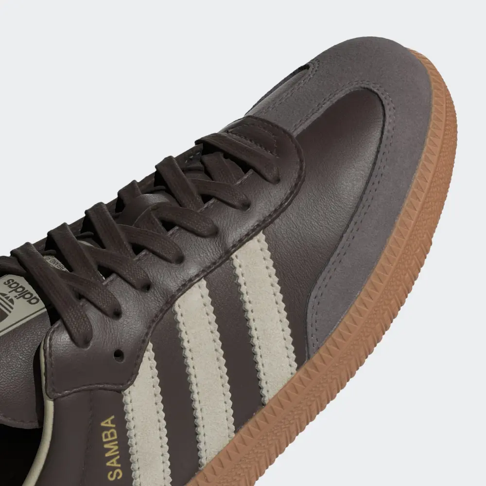 Giày Adidas Samba OG ‘Brown Putty Grey’ ID1481 - Ảnh 5